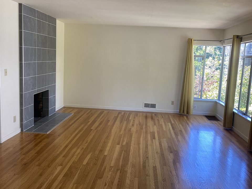 Living room with oversized windows