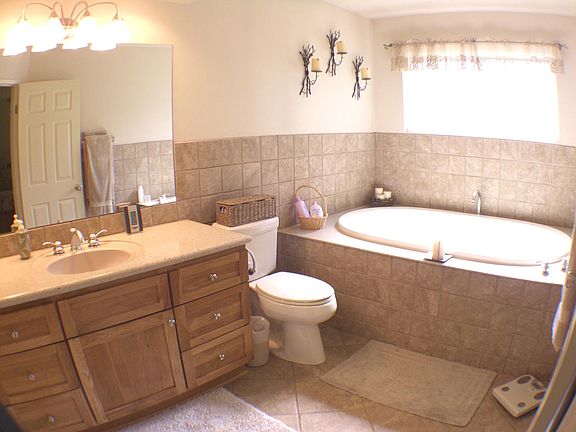 Remodeled master bath.