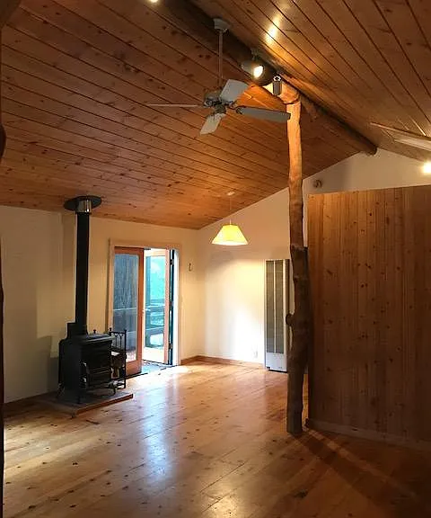 living area to deck doors