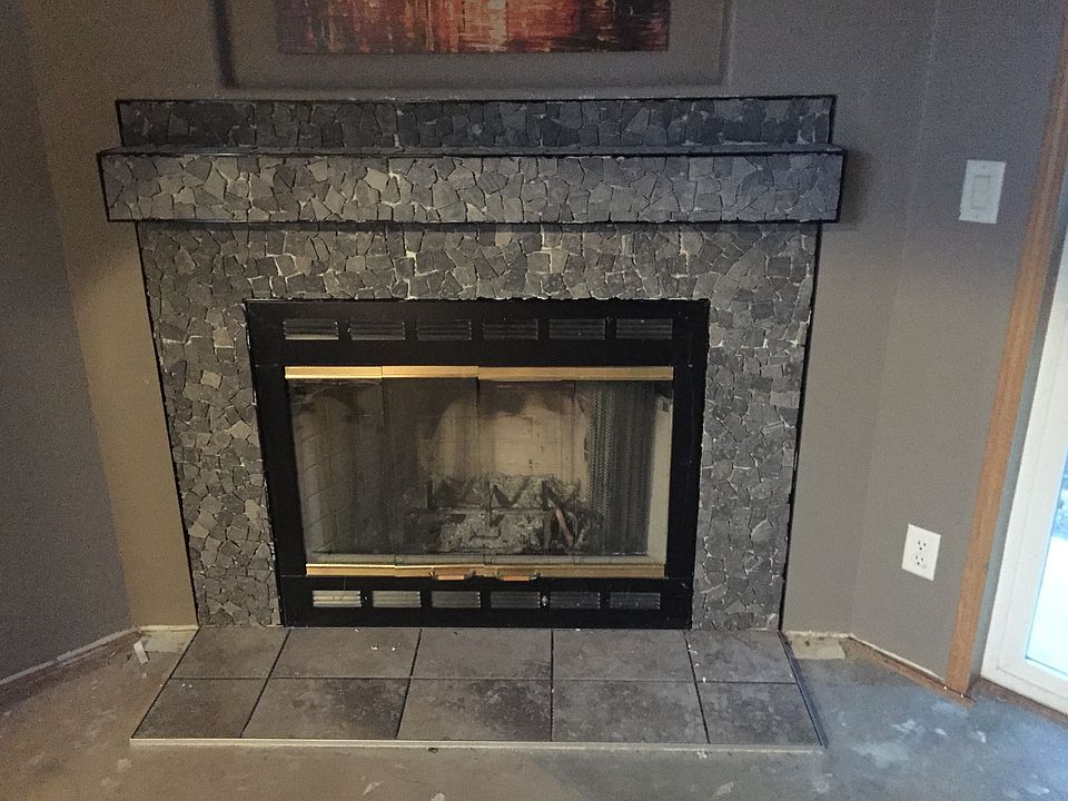Fireplace redone