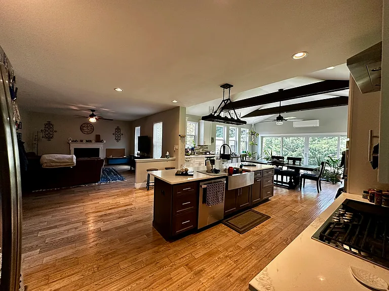 Kitchen from the sitting room.