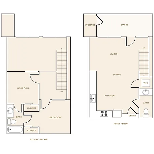 Floor plan The Hans Townhome
