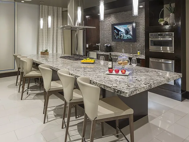 Fully equipped kitchen for residents.