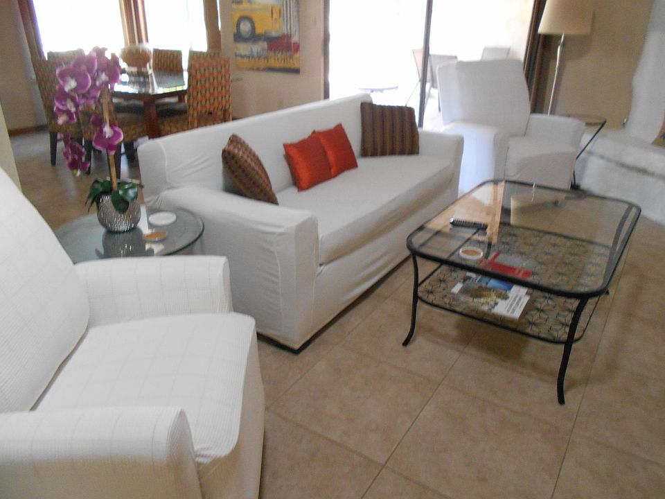 Great Room slip covered sofa