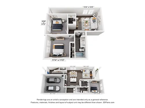 Floor plan C2 Duplex