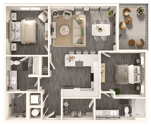 Floor plan B3