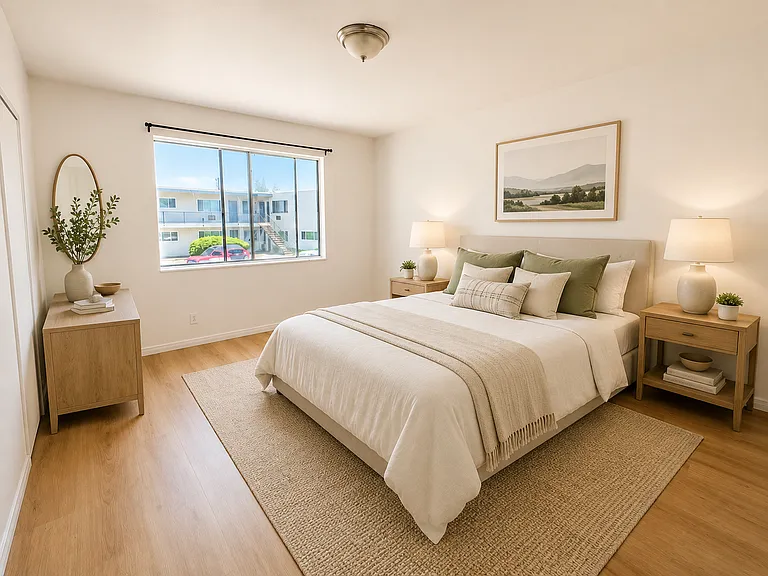 Staged Bedroom