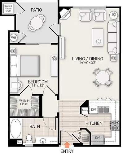 Floor plan Plan B