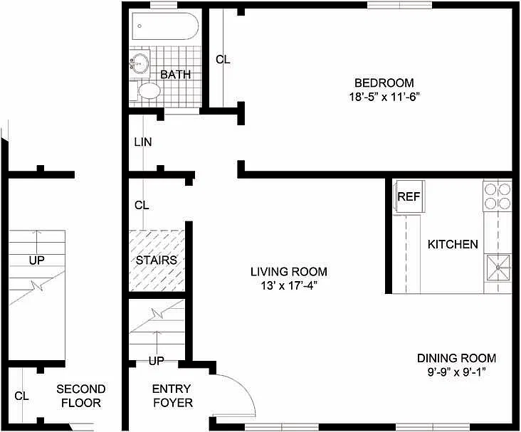Floor plan 1B