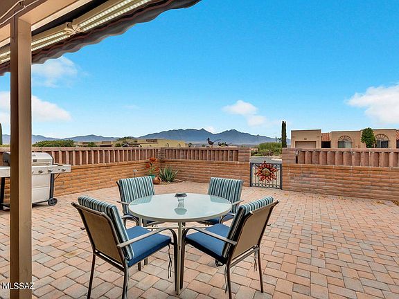 Patio with Mountain View from Sliders.