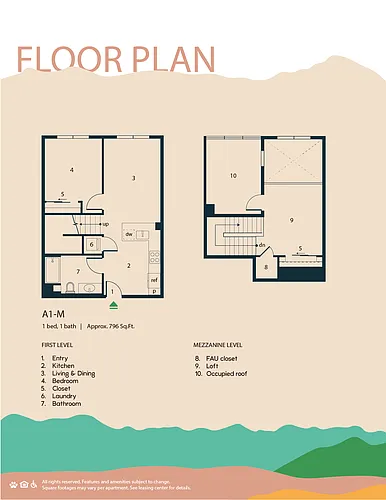 Floor plan A1-M