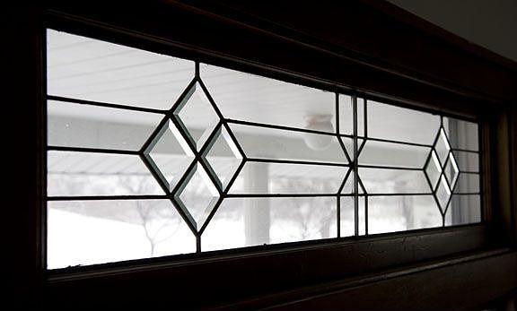 Leaded glass window