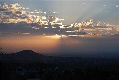 Sunset every evening