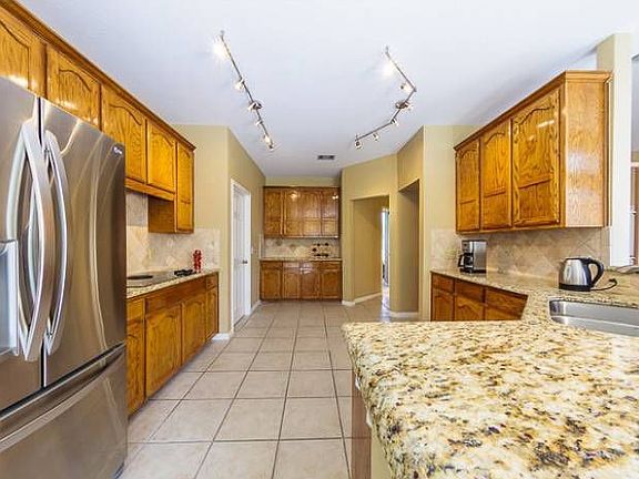 kitchen with track liting