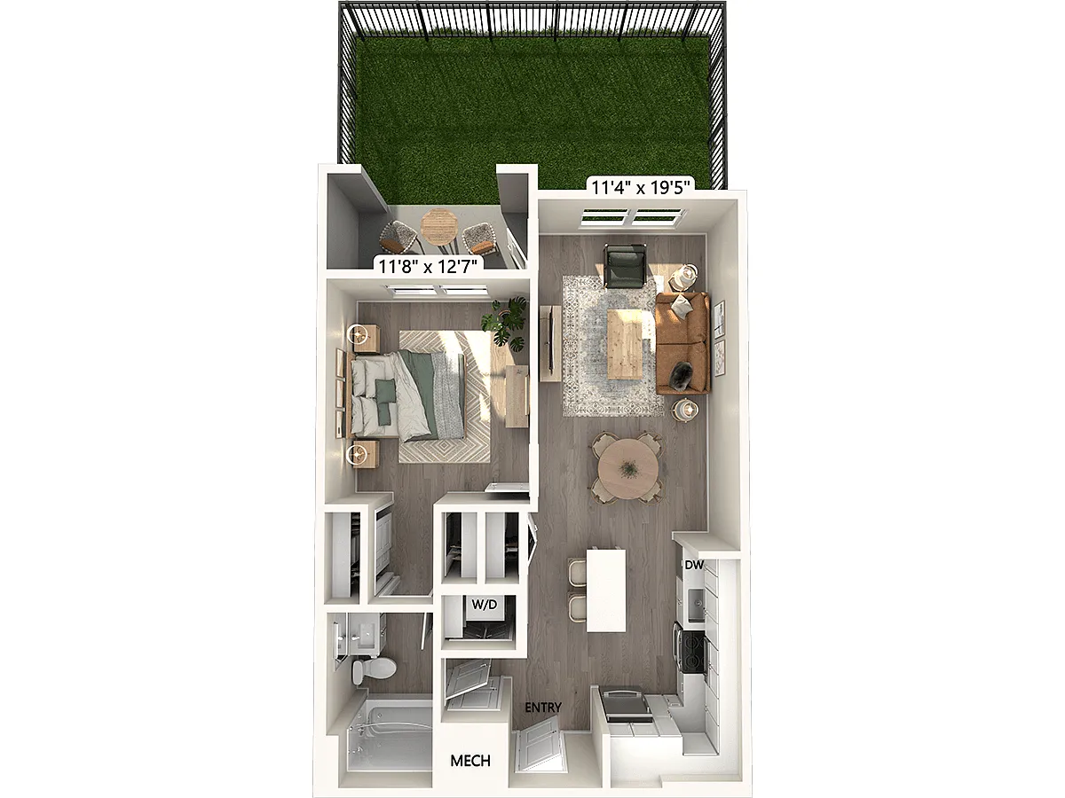 Floor plan A2-Finish1-705-280