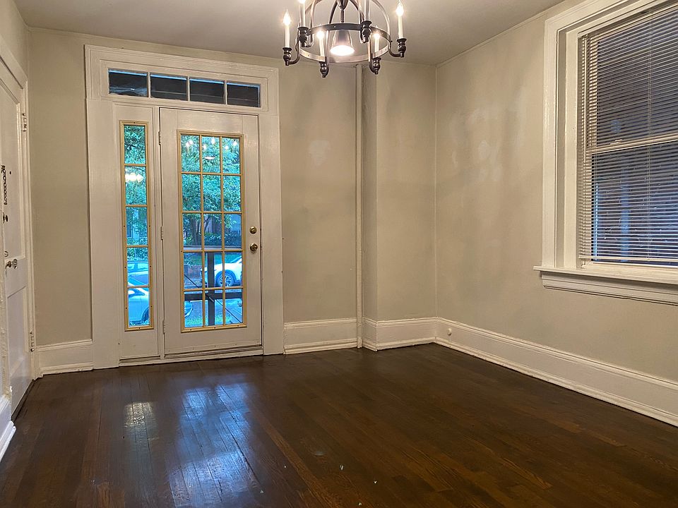 Living Room with door to front porch