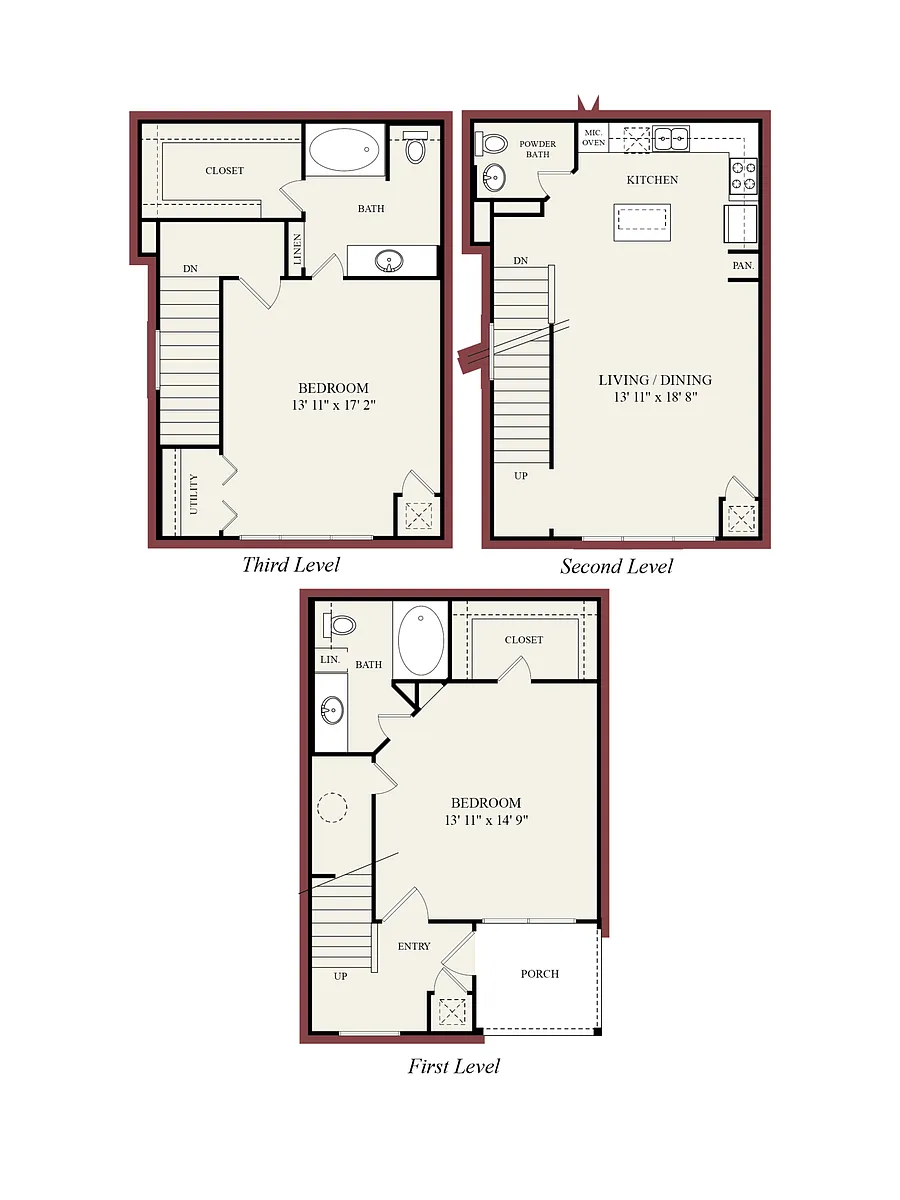 Floor plan A17-Townhome