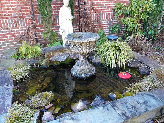 4A-Fountain and Pond at Entryway