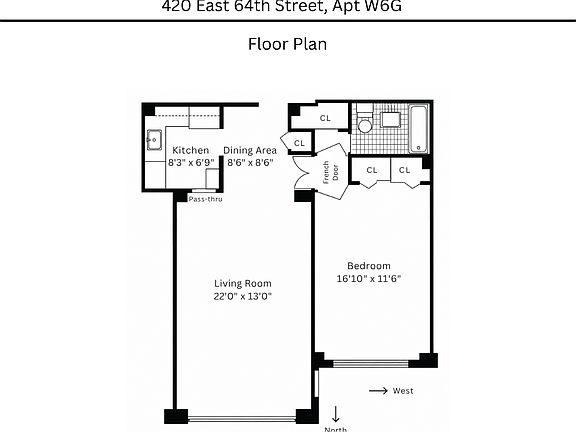2nd image of 420 E 64th St APT W6g