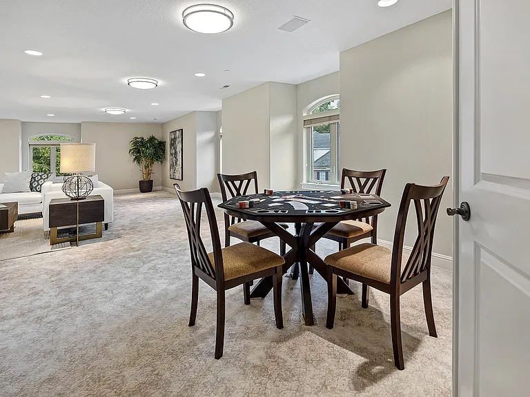Game table area of Bonus room upstairs