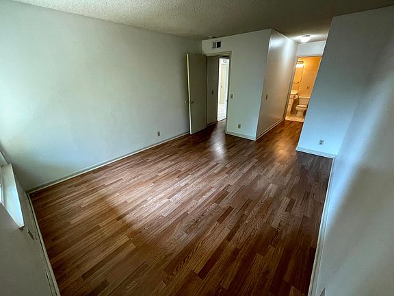 Master bedroom with large closet space