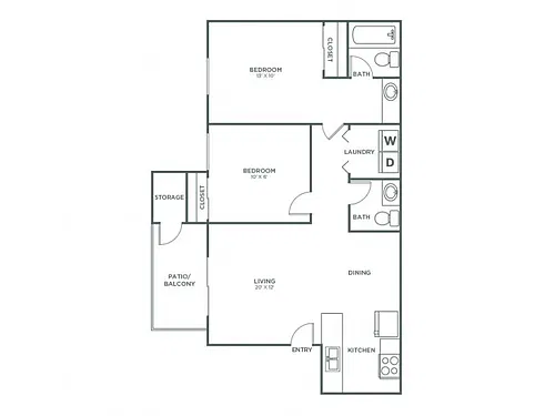 Floor plan Laramie Sophisticated