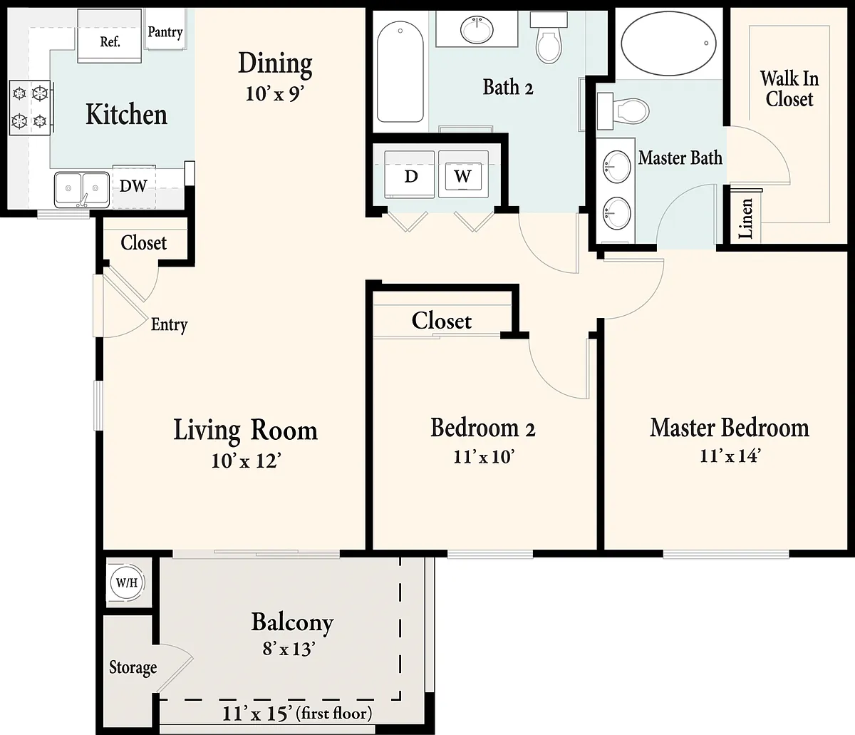 Floor plan The Chateau
