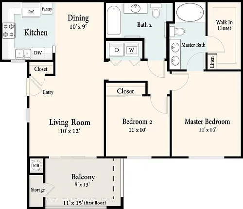 Floor plan The Chateau