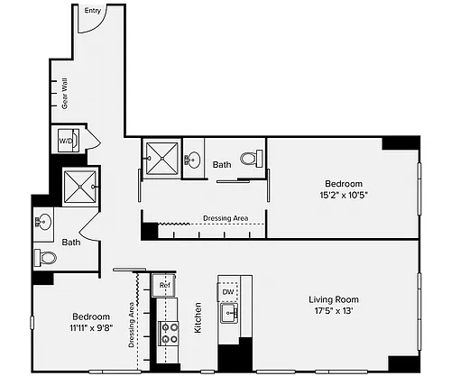 Floor plan B5-1138