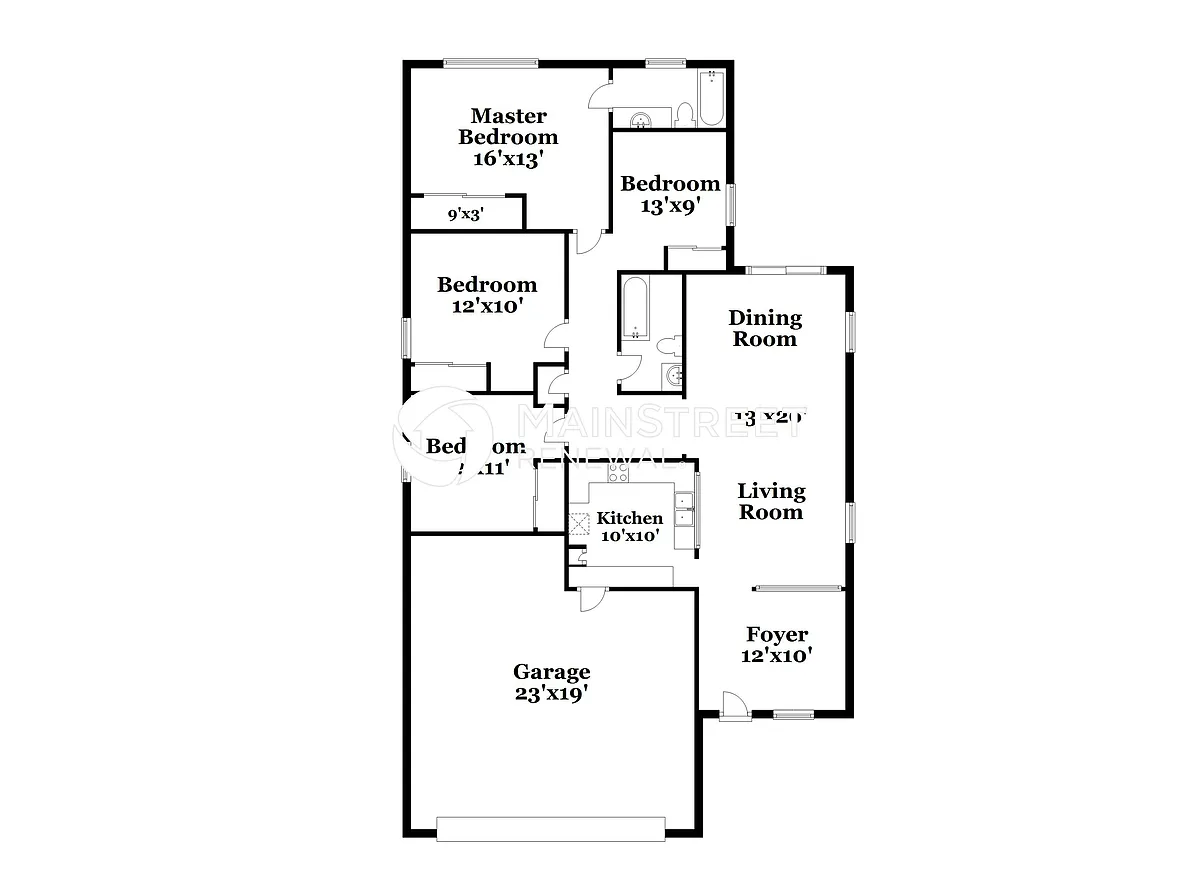 Floor Plan - 9016 W Pinchot Ave