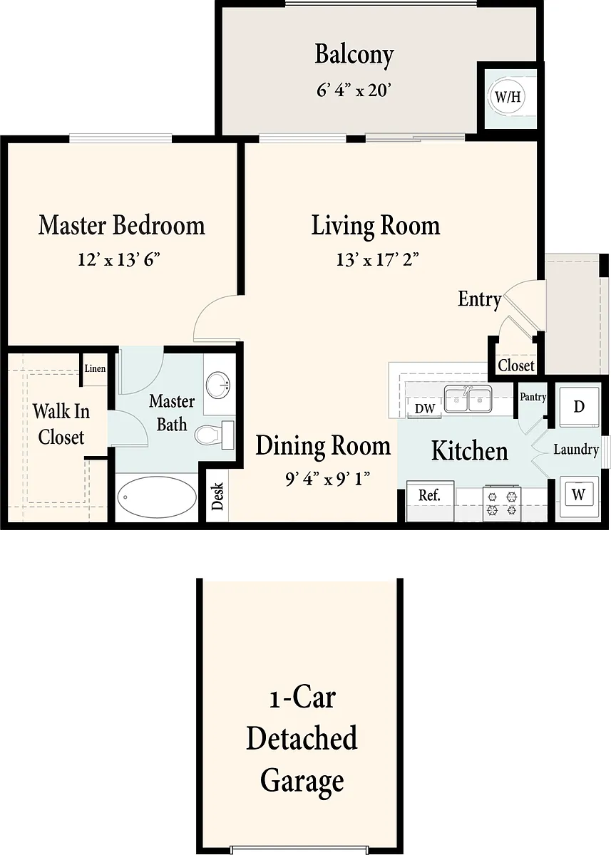 Floor plan The Sheldon - Second Floor
