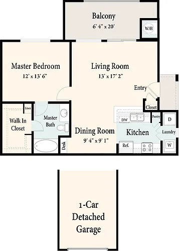 Floor plan The Sheldon - Second Floor