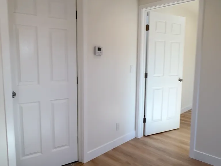 Bathroom Left/Bedroom Right. 
Central AC.