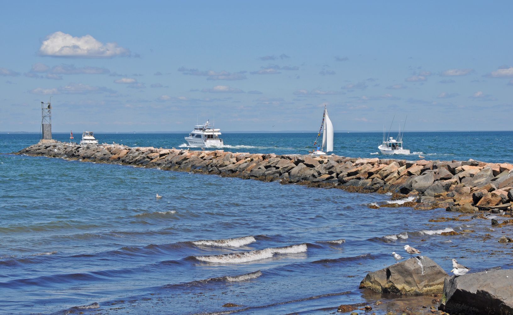  Montauk Jetties and boating