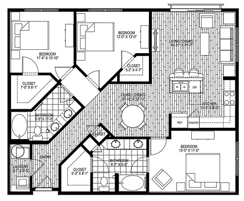 Floor plan C1