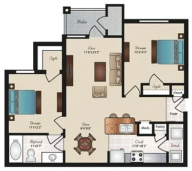 Floor plan The Brentwood