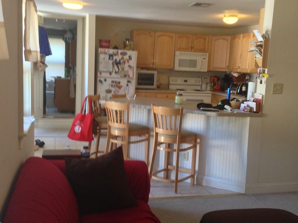 living room looking into kitchen