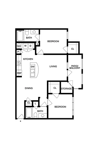 Floor plan B2R