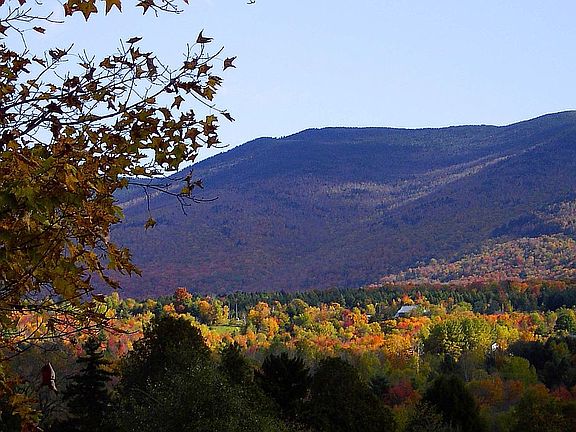 View of Hunger Mountain from back deck