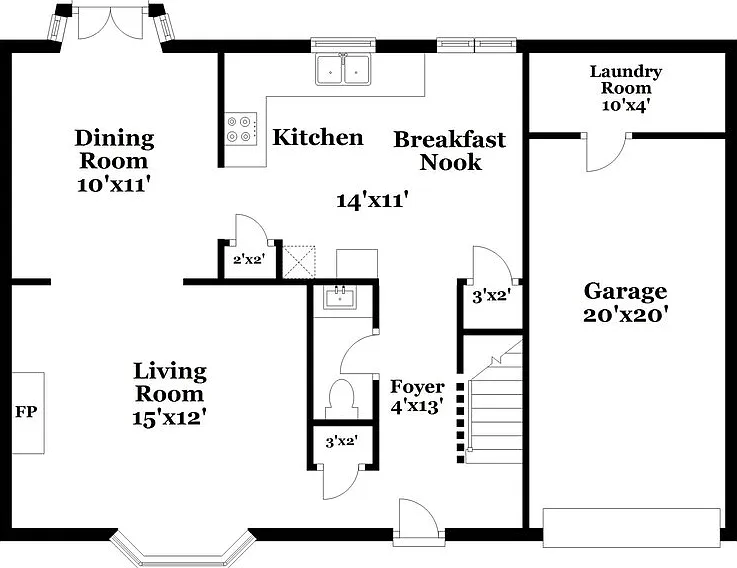 3 bed, 2.5 bath, 1506 sqft, $2,920 — Photo 2