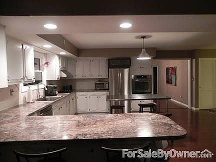 Open, spacious kitchen