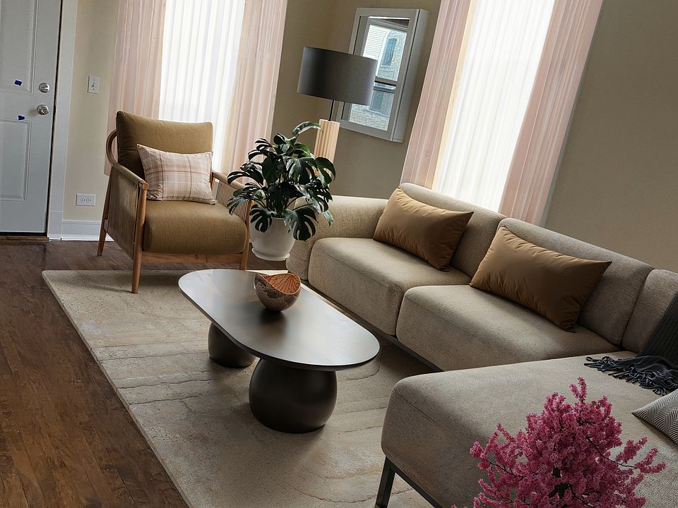 Living room Virtually Staged