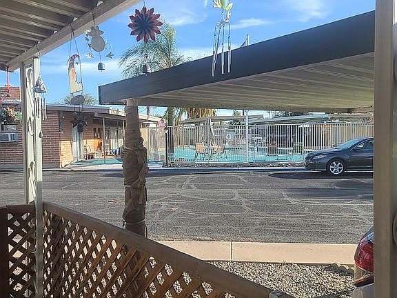 View of pool