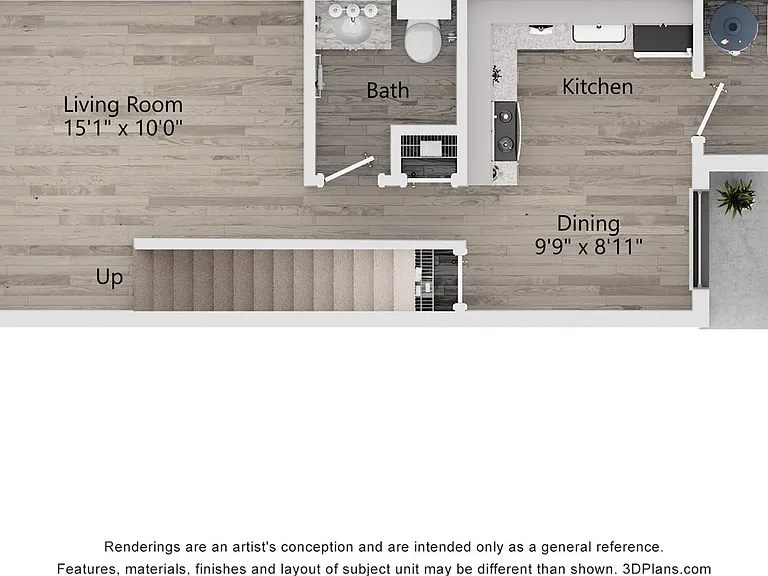 The Randolf, 2D First Floor Unfurnished with Dimensions The Randolf, 2D First Floor Unfurnished with Dimensions