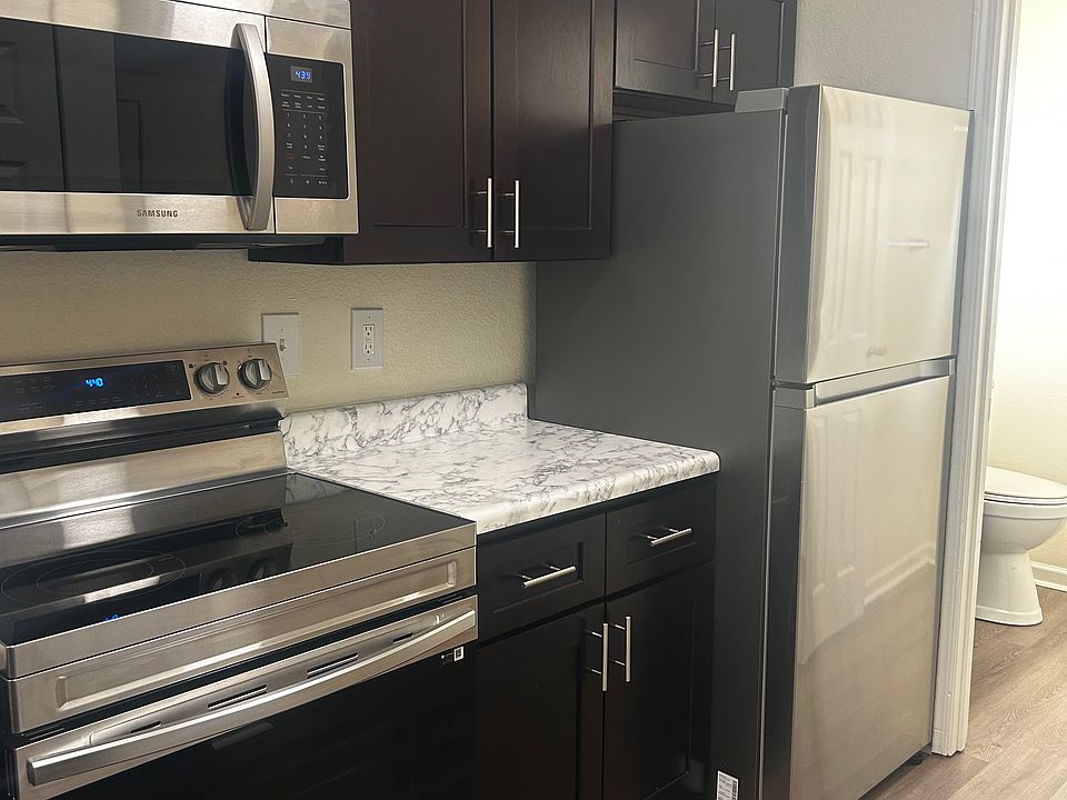 Kitchen with 1/2 bathroom downstairs