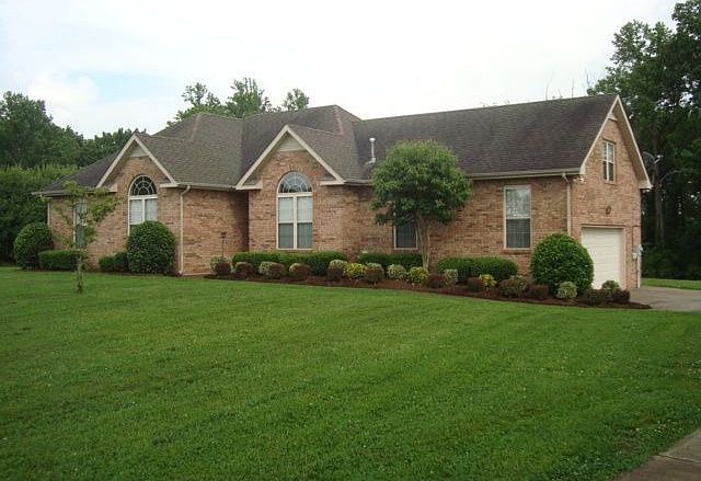 Large landscaped yard