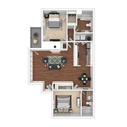 Floor plan B3