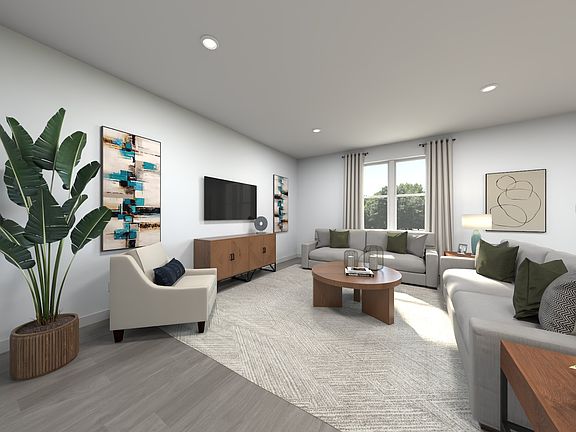 Rendering of the Prato Living Room