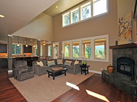 Living room towards kitchen