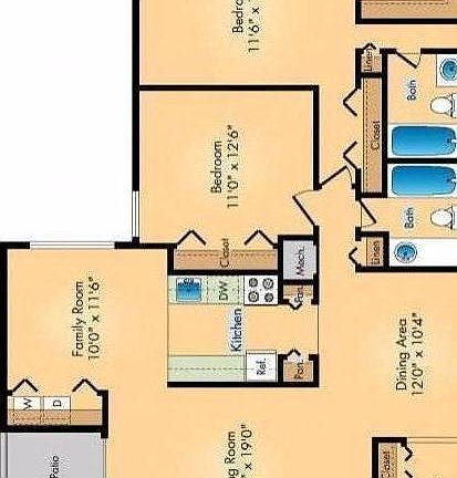 Floor plan of unit